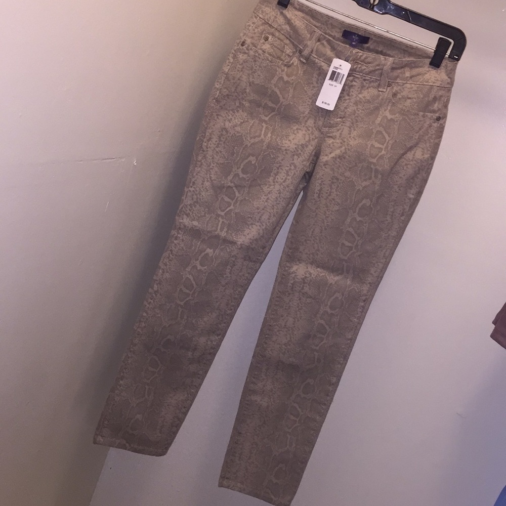 NYDJ Snake print pants